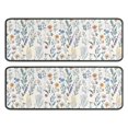 thumbnail image 1 of Kitchen Rugs Sets Of 2,Pioneer Flower Floral Print Pattern Anti Fatigue Kitchen Mat Rugs Non Slip Washable,Decorative Kitchen Floor Mats for Kitchen,Sink,Laundry,17"x47"+17"x47", 1 of 5