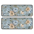 thumbnail image 1 of Kitchen Rugs Sets Of 2,Pioneer Flower Floral Print Pattern Anti Fatigue Kitchen Mat Rugs Non Slip Washable,Decorative Kitchen Floor Mats for Kitchen,Sink,Laundry,17"x47"+17"x47", 1 of 5