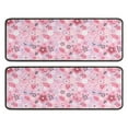 thumbnail image 1 of Kitchen Rugs Sets Of 2,Pioneer Flower Floral Print Pattern Anti Fatigue Kitchen Mat Rugs Non Slip Washable,Decorative Kitchen Floor Mats for Kitchen,Sink,Laundry,17"x47"+17"x47", 1 of 5