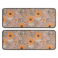 thumbnail image 1 of Kitchen Rugs Sets Of 2,Pioneer Flower Floral Print Pattern Anti Fatigue Kitchen Mat Rugs Non Slip Washable,Decorative Kitchen Floor Mats for Kitchen,Sink,Laundry,17"x47"+17"x47", 1 of 5