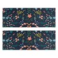thumbnail image 1 of Kitchen Rugs Sets Of 2,Pioneer Flower Floral Print Pattern Anti Fatigue Kitchen Mat Rugs Non Slip Washable,Decorative Kitchen Floor Mats for Kitchen,Sink,Laundry,17"X47", 1 of 5