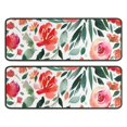 thumbnail image 1 of Kitchen Rugs Sets Of 2,Pioneer Flower Floral Print Pattern Anti Fatigue Kitchen Mat Rugs Non Slip Washable,Decorative Kitchen Floor Mats for Kitchen,Sink,Laundry,17"x47"+17"x47", 1 of 5