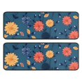 thumbnail image 1 of Kitchen Rugs Sets Of 2,Pioneer Flower Floral Print Pattern Anti Fatigue Kitchen Mat Rugs Non Slip Washable,Decorative Kitchen Floor Mats for Kitchen,Sink,Laundry,17"x47"+17"x47", 1 of 5