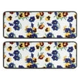 thumbnail image 1 of Kitchen Rugs Sets Of 2,Pioneer Flower Floral Print Pattern Anti Fatigue Kitchen Mat Rugs Non Slip Washable,Decorative Kitchen Floor Mats for Kitchen,Sink,Laundry,17"x47"+17"x47", 1 of 5