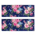 thumbnail image 1 of Kitchen Rugs Sets Of 2,Pioneer Flower Floral Print Pattern Anti Fatigue Kitchen Mat Rugs Non Slip Washable,Decorative Kitchen Floor Mats for Kitchen,Sink,Laundry,17"X47", 1 of 5