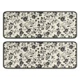 thumbnail image 1 of Kitchen Rugs Sets Of 2,Pioneer Flower Floral Print Pattern Anti Fatigue Kitchen Mat Rugs Non Slip Washable,Decorative Kitchen Floor Mats for Kitchen,Sink,Laundry,17X47 Inch, 1 of 5