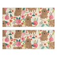 thumbnail image 1 of Kitchen Rugs Sets Of 2,Pomeranian Dogs and Pioneer Flower Anti Fatigue Kitchen Mat Rugs Non Slip Washable,Decorative Kitchen Floor Mats for Kitchen,Sink,Laundry,17"X47", 1 of 5