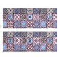 thumbnail image 1 of Kitchen Rugs Sets Of 2,Purple Ethnic Geometric Patchwork Pattern Anti Fatigue Kitchen Mat Rugs Non Slip Washable,Decorative Kitchen Floor Mats for Kitchen,Sink,Laundry,17"X47", 1 of 5