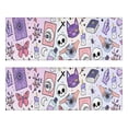 thumbnail image 1 of Kitchen Rugs Sets Of 2,Purple Gothic Cat Crystal Pattern Anti Fatigue Kitchen Mat Rugs Non Slip Washable,Decorative Kitchen Floor Mats for Kitchen,Sink,Laundry,17"X47", 1 of 5
