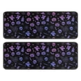 thumbnail image 1 of Kitchen Rugs Sets Of 2,Purple Halloween Ghost Pumpkin Skull Pattern Anti Fatigue Kitchen Mat Rugs Non Slip Washable,Decorative Kitchen Floor Mats for Kitchen,Sink,Laundry,17"x47"+17"x47", 1 of 5