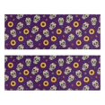 thumbnail image 1 of Kitchen Rugs Sets Of 2,Purple Skull Sunflower Pattern Anti Fatigue Kitchen Mat Rugs Non Slip Washable,Decorative Kitchen Floor Mats for Kitchen,Sink,Laundry,17"X47", 1 of 5