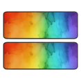 thumbnail image 1 of Kitchen Rugs Sets Of 2,Rainbow Tie Dye Ink Pattern Anti Fatigue Kitchen Mat Rugs Non Slip Washable,Decorative Kitchen Floor Mats for Kitchen,Sink,Laundry,17"x47"+17"x47", 1 of 5
