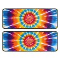 thumbnail image 1 of Kitchen Rugs Sets Of 2,Rainbow Tie Dye Sunburst Anti Fatigue Kitchen Mat Rugs Non Slip Washable,Decorative Kitchen Floor Mats for Kitchen,Sink,Laundry,17"x47"+17"x47", 1 of 5