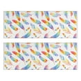 thumbnail image 1 of Kitchen Rugs Sets Of 2,Rainbow Watercolor Feather Pattern Anti Fatigue Kitchen Mat Rugs Non Slip Washable,Decorative Kitchen Floor Mats for Kitchen,Sink,Laundry,17"X47", 1 of 5