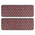 thumbnail image 1 of Kitchen Rugs Sets Of 2,Red Bigfoot and Heart Pattern Anti Fatigue Kitchen Mat Rugs Non Slip Washable,Decorative Kitchen Floor Mats for Kitchen,Sink,Laundry,17"x47"+17"x47", 1 of 5