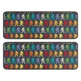 thumbnail image 1 of Kitchen Rugs Sets Of 2,Red Bigfoot Pattern Anti Fatigue Kitchen Mat Rugs Non Slip Washable,Decorative Kitchen Floor Mats for Kitchen,Sink,Laundry,17"x47"+17"x47", 1 of 5