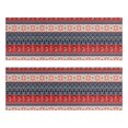thumbnail image 1 of Kitchen Rugs Sets Of 2,Red and Blue Christmas Knitted Pattern Anti Fatigue Kitchen Mat Rugs Non Slip Washable,Decorative Kitchen Floor Mats for Kitchen,Sink,Laundry,17"X47", 1 of 5