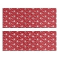 thumbnail image 1 of Kitchen Rugs Sets Of 2,Red Christmas Deer and Snowflake Pattern Anti Fatigue Kitchen Mat Rugs Non Slip Washable,Decorative Kitchen Floor Mats for Kitchen,Sink,Laundry,17"X47", 1 of 5