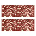 thumbnail image 1 of Kitchen Rugs Sets Of 2,Red Christmas Icon Pattern Anti Fatigue Kitchen Mat Rugs Non Slip Washable,Decorative Kitchen Floor Mats for Kitchen,Sink,Laundry,17"X47", 1 of 5