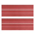 thumbnail image 1 of Kitchen Rugs Sets Of 2,Red Christmas Pattern Anti Fatigue Kitchen Mat Rugs Non Slip Washable,Decorative Kitchen Floor Mats for Kitchen,Sink,Laundry,17"X47", 1 of 5