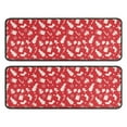 thumbnail image 1 of Kitchen Rugs Sets Of 2,Red Christmas Pattern Anti Fatigue Kitchen Mat Rugs Non Slip Washable,Decorative Kitchen Floor Mats for Kitchen,Sink,Laundry,17"x47"+17"x47", 1 of 5