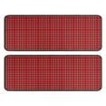 thumbnail image 1 of Kitchen Rugs Sets Of 2,Red Christmas Plaid Pattern Anti Fatigue Kitchen Mat Rugs Non Slip Washable,Decorative Kitchen Floor Mats for Kitchen,Sink,Laundry,17"x47"+17"x47", 1 of 5