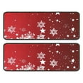 thumbnail image 1 of Kitchen Rugs Sets Of 2,Red Christmas Snowflake Pattern Anti Fatigue Kitchen Mat Rugs Non Slip Washable,Decorative Kitchen Floor Mats for Kitchen,Sink,Laundry,17"x47"+17"x47", 1 of 5