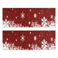 thumbnail image 1 of Kitchen Rugs Sets Of 2,Red Christmas Snowflake Pattern Anti Fatigue Kitchen Mat Rugs Non Slip Washable,Decorative Kitchen Floor Mats for Kitchen,Sink,Laundry,17"X47", 1 of 5