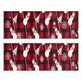 thumbnail image 1 of Kitchen Rugs Sets Of 2,Red Christmas Snowman Pattern Anti Fatigue Kitchen Mat Rugs Non Slip Washable,Decorative Kitchen Floor Mats for Kitchen,Sink,Laundry,17"X47", 1 of 5
