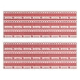 thumbnail image 1 of Kitchen Rugs Sets Of 2,Red Christmas Striped Pattern (2) Anti Fatigue Kitchen Mat Rugs Non Slip Washable,Decorative Kitchen Floor Mats for Kitchen,Sink,Laundry,17"X47", 1 of 5
