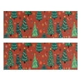 thumbnail image 1 of Kitchen Rugs Sets Of 2,Red Christmas Tree and Ornament Pattern Anti Fatigue Kitchen Mat Rugs Non Slip Washable,Decorative Kitchen Floor Mats for Kitchen,Sink,Laundry,17"X47", 1 of 5