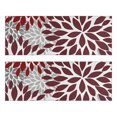 thumbnail image 1 of Kitchen Rugs Sets Of 2,Red Floral and Petal Pattern Anti Fatigue Kitchen Mat Rugs Non Slip Washable,Decorative Kitchen Floor Mats for Kitchen,Sink,Laundry,17"X47", 1 of 5