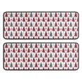 thumbnail image 1 of Kitchen Rugs Sets Of 2,Red and Gray Christmas Tree Pattern Anti Fatigue Kitchen Mat Rugs Non Slip Washable,Decorative Kitchen Floor Mats for Kitchen,Sink,Laundry,17"x47"+17"x47", 1 of 5