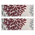 thumbnail image 1 of Kitchen Rugs Sets Of 2,Red and Gray Floral Pattern Anti Fatigue Kitchen Mat Rugs Non Slip Washable,Decorative Kitchen Floor Mats for Kitchen,Sink,Laundry,17"X47", 1 of 5