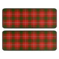 thumbnail image 1 of Kitchen Rugs Sets Of 2,Red Green Checkerboard Checkered Pattern Anti Fatigue Kitchen Mat Rugs Non Slip Washable,Decorative Kitchen Floor Mats for Kitchen,Sink,Laundry,17"x47"+17"x47", 1 of 5