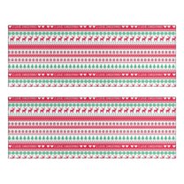 Kitchen Rugs Sets Of 2,Red and Green Christmas Pattern Anti Fatigue Kitchen Mat Rugs Non Slip Washable,Decorative Kitchen Floor Mats for Kitchen,Sink,Laundry,17"X47"