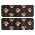 thumbnail image 1 of Kitchen Rugs Sets Of 2,Red Mushroom Cartoon Black Pattern Anti Fatigue Kitchen Mat Rugs Non Slip Washable,Decorative Kitchen Floor Mats for Kitchen,Sink,Laundry,17"x47"+17"x47", 1 of 5