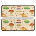 thumbnail image 1 of Kitchen Rugs Sets Of 2,Red Mushroom Cartoon Light Pattern Anti Fatigue Kitchen Mat Rugs Non Slip Washable,Decorative Kitchen Floor Mats for Kitchen,Sink,Laundry,17"x47"+17"x47", 1 of 5