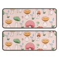 thumbnail image 1 of Kitchen Rugs Sets Of 2,Red Mushroom Cartoon Light Pattern Anti Fatigue Kitchen Mat Rugs Non Slip Washable,Decorative Kitchen Floor Mats for Kitchen,Sink,Laundry,17"x47"+17"x47", 1 of 5
