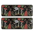 thumbnail image 1 of Kitchen Rugs Sets Of 2,Red Mushroom Fern Black Pattern Anti Fatigue Kitchen Mat Rugs Non Slip Washable,Decorative Kitchen Floor Mats for Kitchen,Sink,Laundry,17"x47"+17"x47", 1 of 5