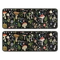 thumbnail image 1 of Kitchen Rugs Sets Of 2,Red Mushroom Flower Black Pattern Anti Fatigue Kitchen Mat Rugs Non Slip Washable,Decorative Kitchen Floor Mats for Kitchen,Sink,Laundry,17"x47"+17"x47", 1 of 5