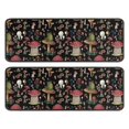 thumbnail image 1 of Kitchen Rugs Sets Of 2,Red Mushroom Frog Black Pattern Anti Fatigue Kitchen Mat Rugs Non Slip Washable,Decorative Kitchen Floor Mats for Kitchen,Sink,Laundry,17"x47"+17"x47", 1 of 5
