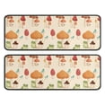 thumbnail image 1 of Kitchen Rugs Sets Of 2,Red Mushroom Frog Light Pattern Anti Fatigue Kitchen Mat Rugs Non Slip Washable,Decorative Kitchen Floor Mats for Kitchen,Sink,Laundry,17"x47"+17"x47", 1 of 5