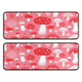 thumbnail image 1 of Kitchen Rugs Sets Of 2,Red Mushroom Pattern Pink Pattern Anti Fatigue Kitchen Mat Rugs Non Slip Washable,Decorative Kitchen Floor Mats for Kitchen,Sink,Laundry,17"x47"+17"x47", 1 of 5