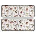 thumbnail image 1 of Kitchen Rugs Sets Of 2,Red Mushroom Plant Light Pattern Anti Fatigue Kitchen Mat Rugs Non Slip Washable,Decorative Kitchen Floor Mats for Kitchen,Sink,Laundry,17"x47"+17"x47", 1 of 5