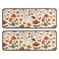 thumbnail image 1 of Kitchen Rugs Sets Of 2,Red Mushroom Rainbow Light Pattern Anti Fatigue Kitchen Mat Rugs Non Slip Washable,Decorative Kitchen Floor Mats for Kitchen,Sink,Laundry,17"x47"+17"x47", 1 of 5