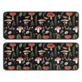 thumbnail image 1 of Kitchen Rugs Sets Of 2,Red Mushroom Snail Black Pattern Anti Fatigue Kitchen Mat Rugs Non Slip Washable,Decorative Kitchen Floor Mats for Kitchen,Sink,Laundry,17"x47"+17"x47", 1 of 5
