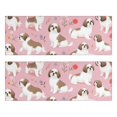 thumbnail image 1 of Kitchen Rugs Sets Of 2,Shih Tzu Dogs and Pioneer Flower Anti Fatigue Kitchen Mat Rugs Non Slip Washable,Decorative Kitchen Floor Mats for Kitchen,Sink,Laundry,17"X47", 1 of 5