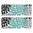thumbnail image 1 of Kitchen Rugs Sets Of 2,Simple Petal Shaped Geometric Floral Pattern Anti Fatigue Kitchen Mat Rugs Non Slip Washable,Decorative Kitchen Floor Mats for Kitchen,Sink,Laundry,17"X47", 1 of 5