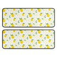 thumbnail image 1 of Kitchen Rugs Sets Of 2,Small Yellow Lemon Fruits GreenLeaves Pattern Anti Fatigue Kitchen Mat Rugs Non Slip Washable,Decorative Kitchen Floor Mats for Kitchen,Sink,Laundry,17"x47"+17"x47", 1 of 5